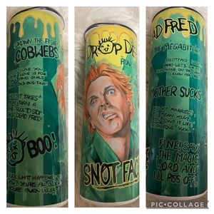 Brand new drop dead Fred 20 ounce metal Tumblr